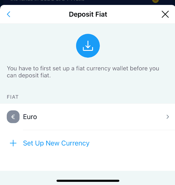 fiat wallet setup