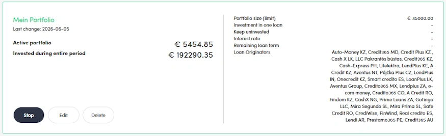 peerberry my auto invest 2026