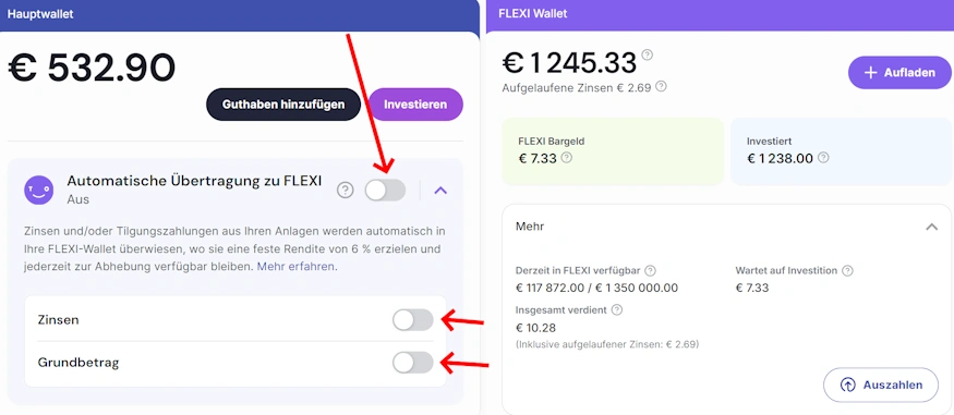 twino flexi übertragung
